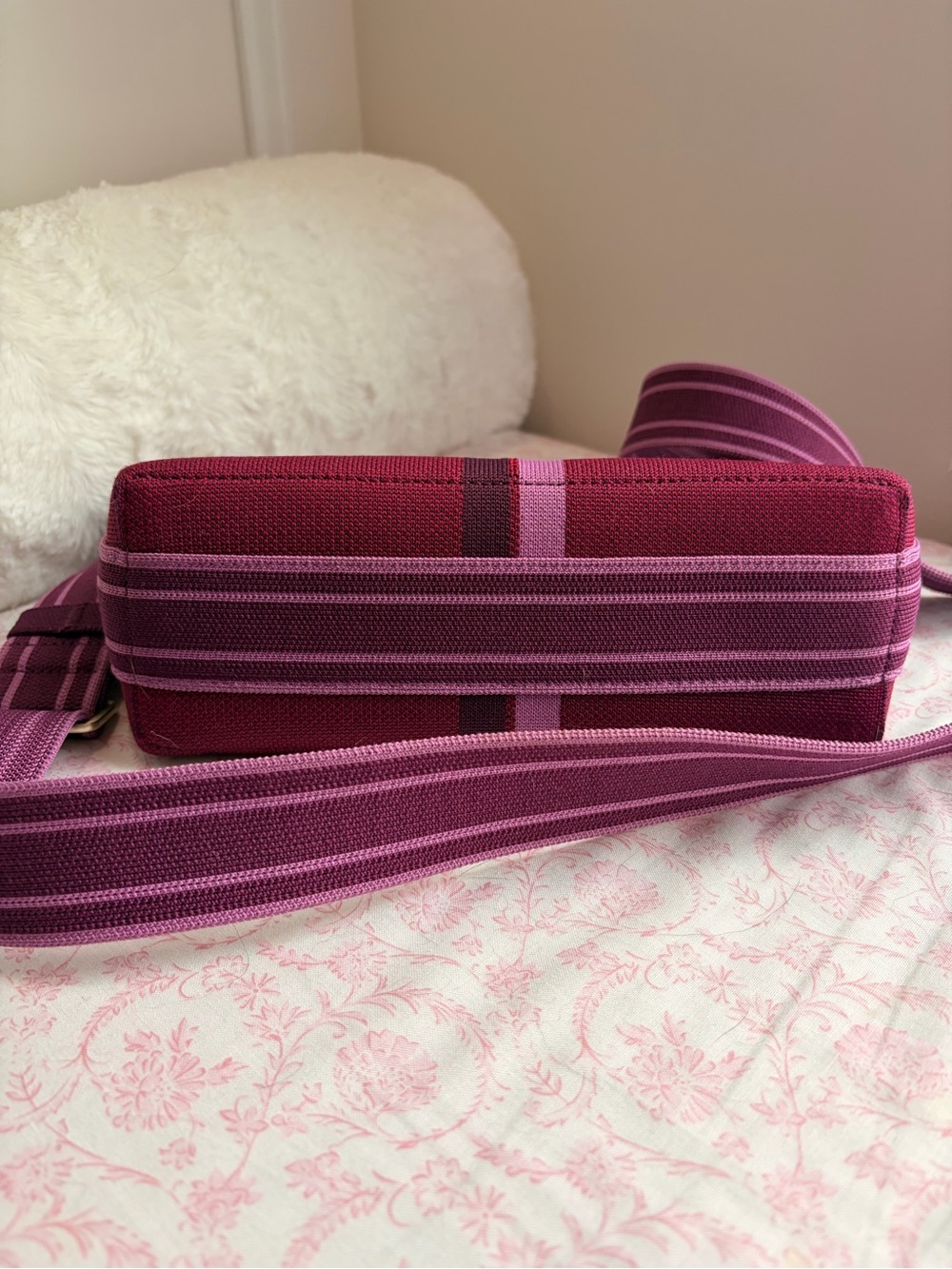 Rothy’s The Casual Crossbody • Purple Stripe - Picture 4 of 4